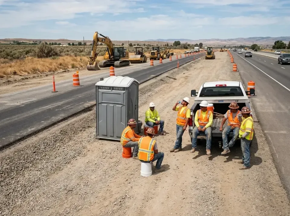 highway-road-construction-crew-007 — frequently asked questions, Porta Potty and Restroom Rentals in Oneida, TN